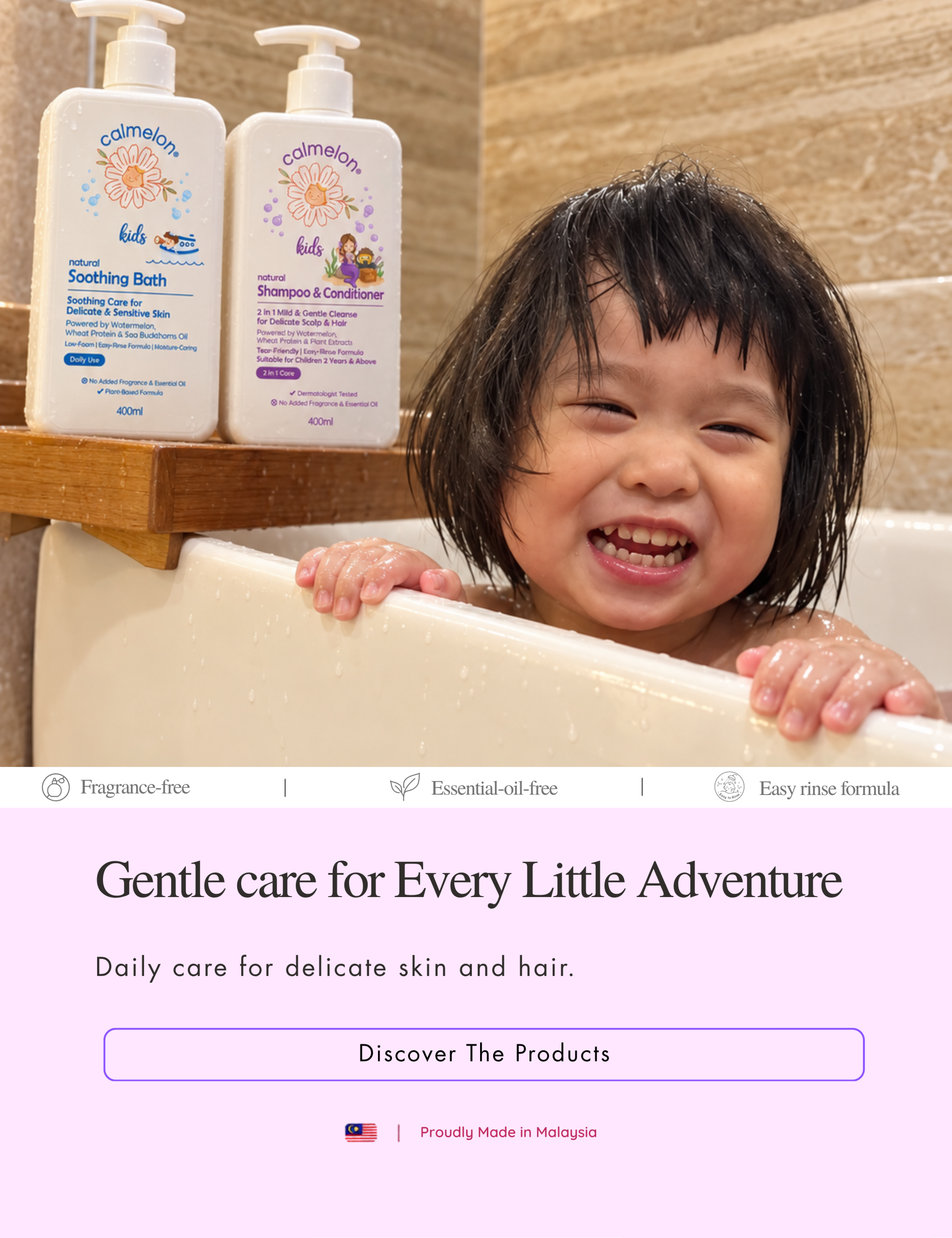 Baby skincare for sensitive skin